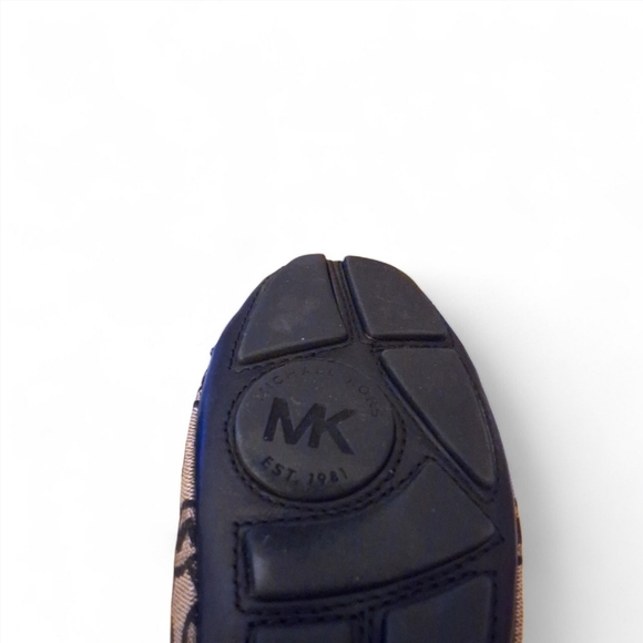 Michael Kors Fulton Moc Flats Monogram Jacquard Logo Loafers w/ Box - Picture 9 of 14